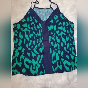 SZ L Top Blue and Green never worn